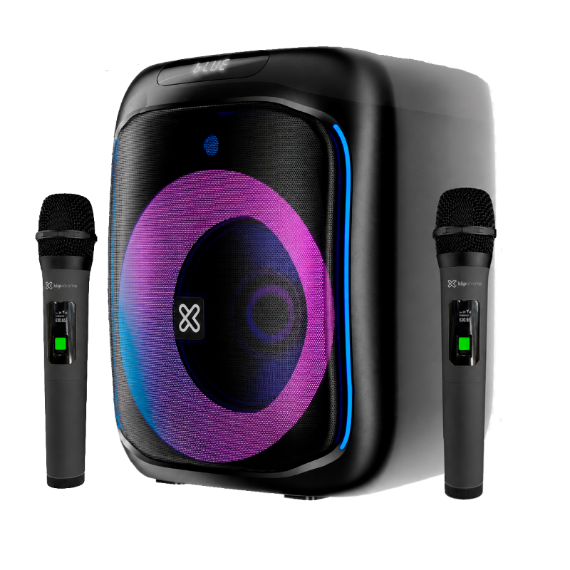 Bocina Klip Xtreme BoomBlaster PRO Negra con 2 Micrófonos