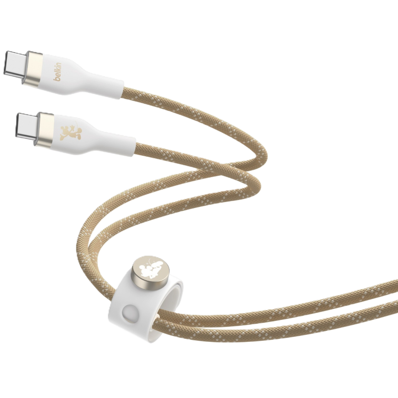 Cable Belkin BoostCharge Pro Flex Star Mickey 2 Metros USB-C a USB-C