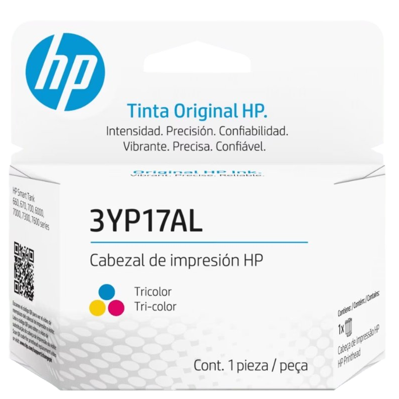 Cabezal de Colores para Impresora HP GT