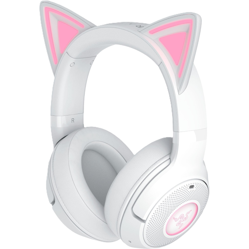 Audífonos Gamer Bluetooth Razer Kraken Kitty V2 BT White Blancos