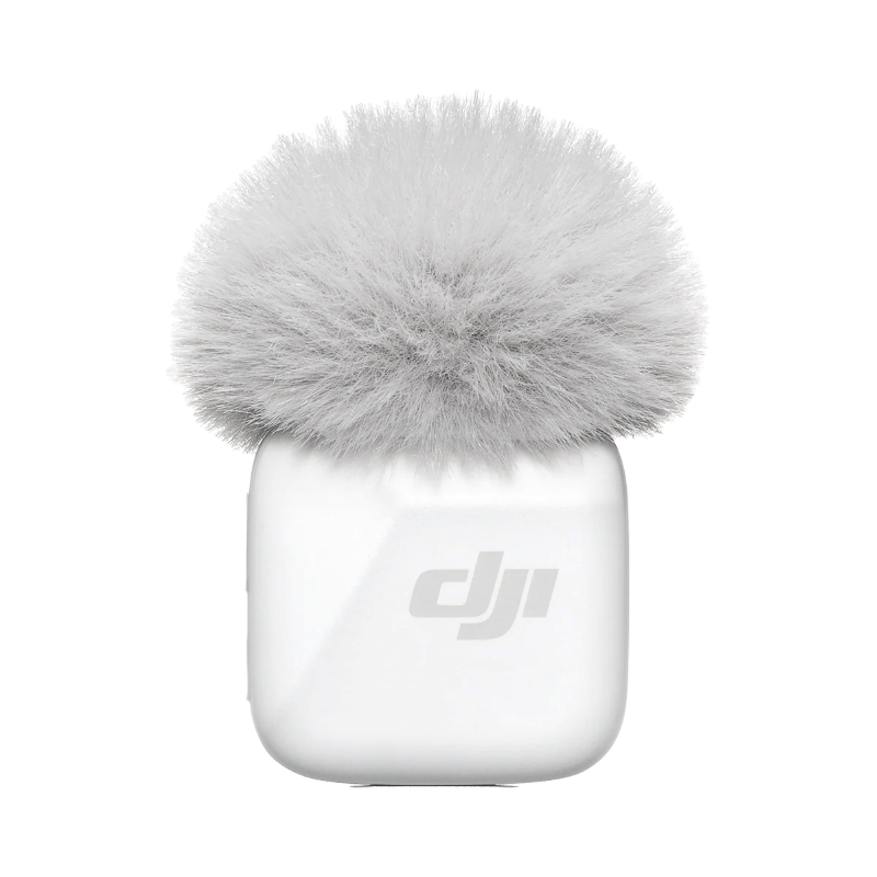 ​Micrófono Transmisor Inalámbrico Profesional DJI Mic Mini (Arctic White) de Color Blanco Ártico​