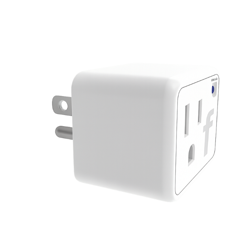 Protector contra Sobretensiones Forza Surge Protector Wall Plug White de Color Blanco
