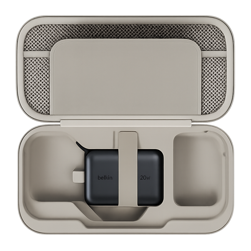 Estuche de Carga Belkin Sand para Nintendo Switch 2 + Power Bank
