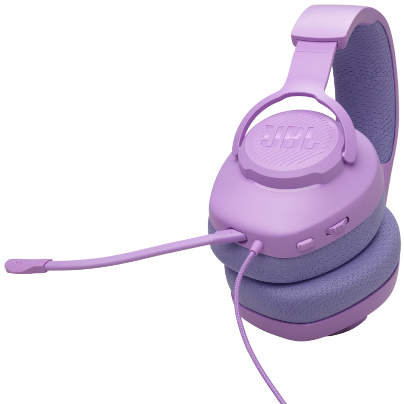 Audífonos Gamer JBL Quantum 100 M2 Purple de Color Lila con Cable