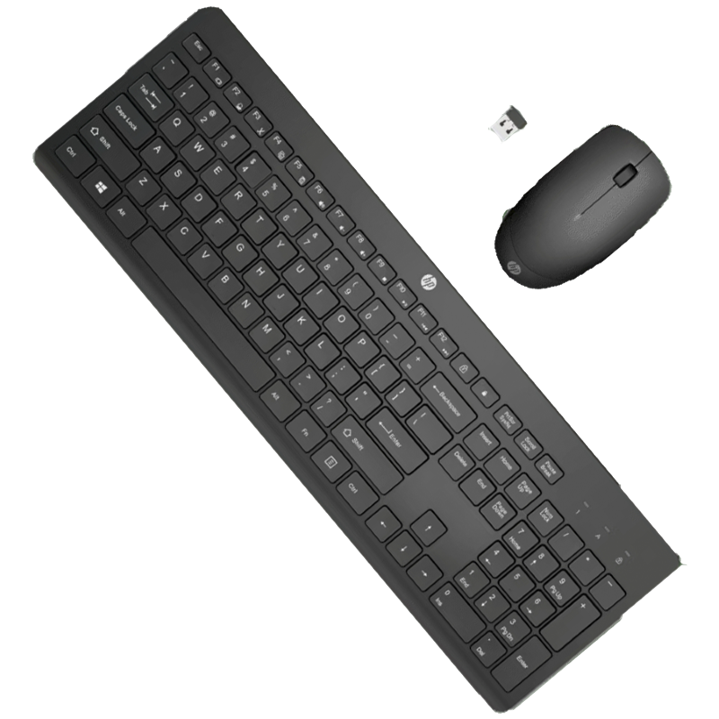 Teclado + Mouse Inalámbricos HP 230 Black de Color Negro