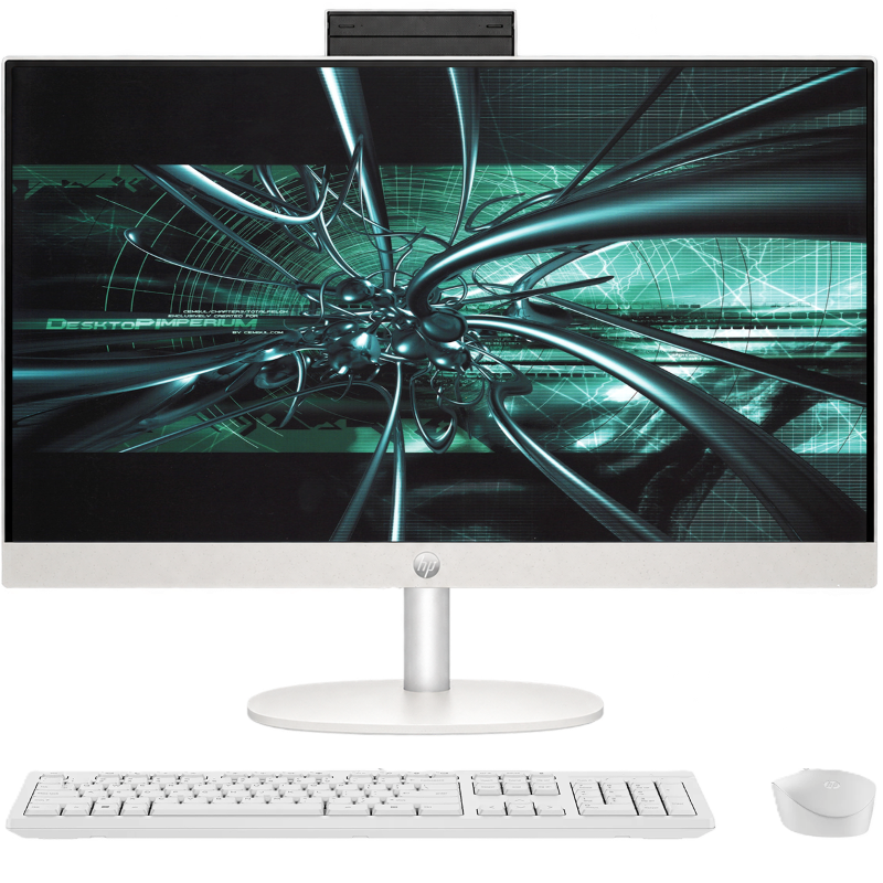 Computadora de Escritorio Todo en Uno HP 24-cr0256la Blanco Nácar