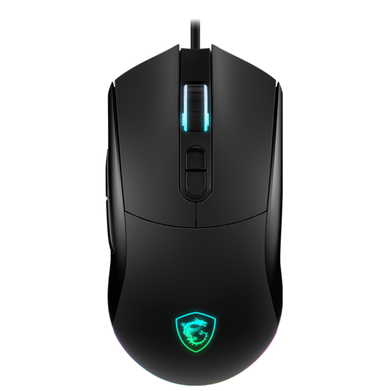 [4711377367523] Mouse Gamer MSI Forge GM320 RGB Color Negro con Cable USB-A