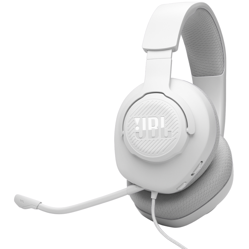 Audífonos Gamer JBL Quantum 100 M2 White de Color Blanco con Cable