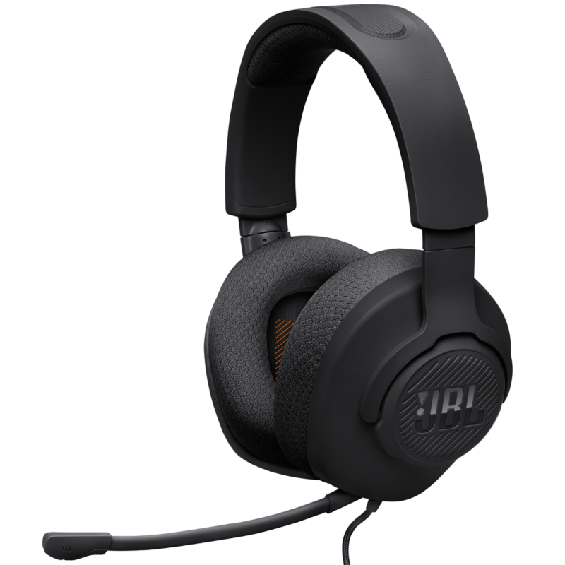 Audífonos Gamer JBL Quantum 100 M2 Black de Color Negro con Cable