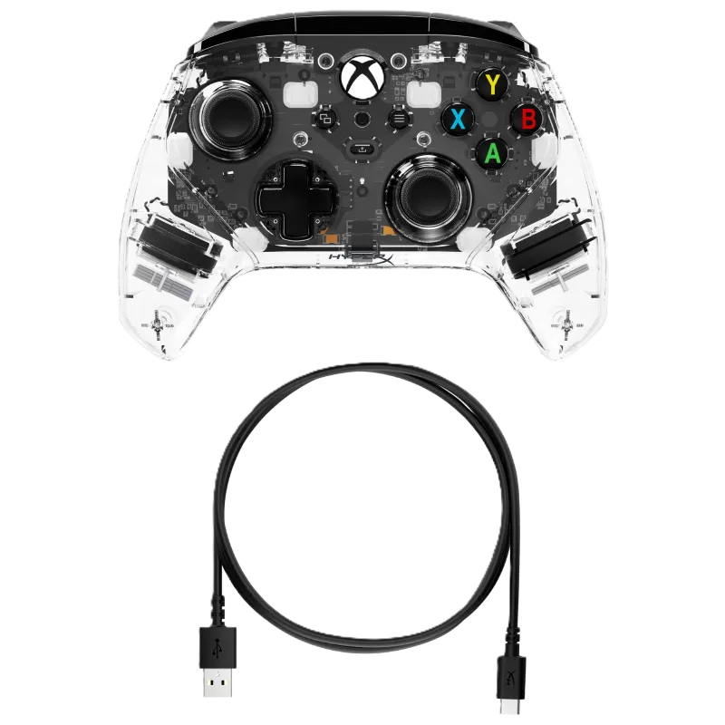 Control HyperX Clutch Gladiate RGB con Cable para Xbox