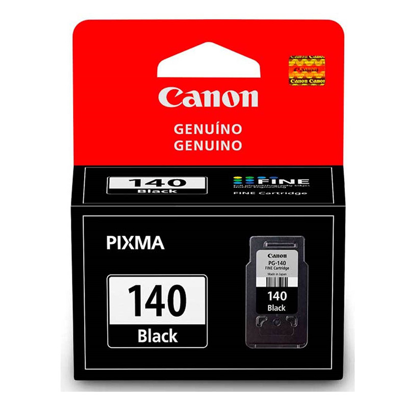 Cartucho Canon PIXMA PG-140 de Color Negro