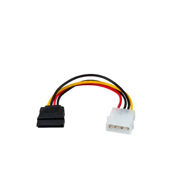 Adaptador de Alimentación Xtech de Molex Macho a SATA Hembra