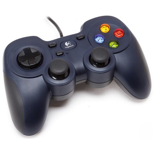 [940-000110] Control Logitech G F310 Color Azul con Cable USB-A para Videojuegos