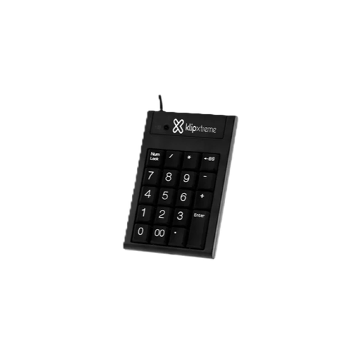 [KNP-100] Teclado Numérico Klip Xtreme Abacus con Cable de Color Negro