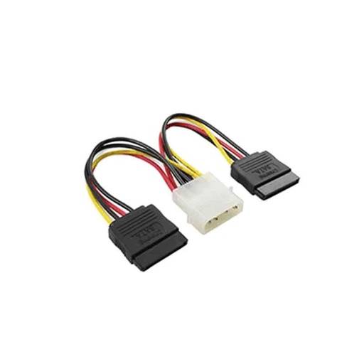 [AGI-1939] ​Adaptador de Molex a 2 Salidas SATA Agiler
