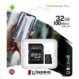 [SDCS2/32GB] ​Memoria MicroSDXC Kingston Canvas Select Plus de 32 GB