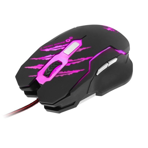 [XTM-610] Mouse Gamer RGB Xtech Lethal Haze de Color Negro con Cable USB