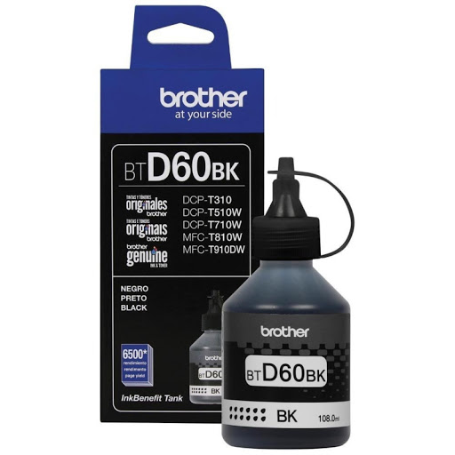 [D60BK] Botella de Tinta Brother BTD60BK Color Negro