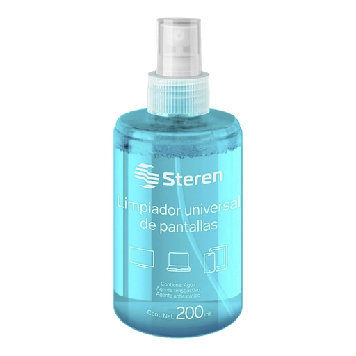 [LIM-LCD4] Botella Steren de Limpia Pantallas con Guante
