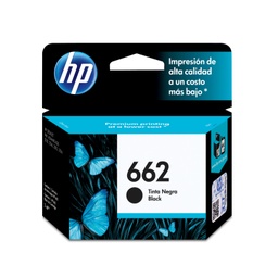 [CZ103AL] Cartucho de Tinta HP 662 de Color Negro