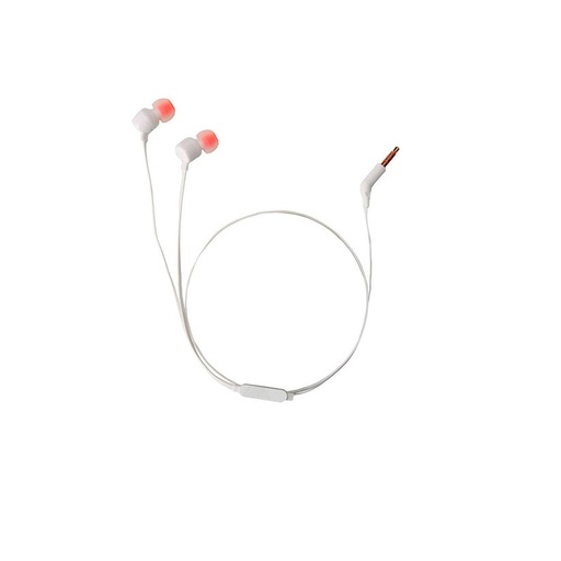 [JBLT110WHTAM] Audífonos JBL Tune 110 Color Blanco con Cable