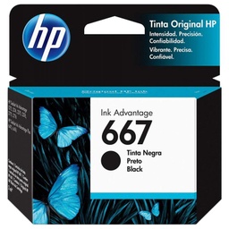 [3YM79AL] Cartucho de Tinta HP 667 de Color Negro