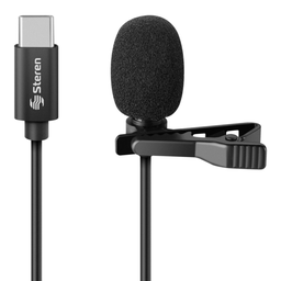 [MOV-033] Micrófono de Solapa USB-C Steren