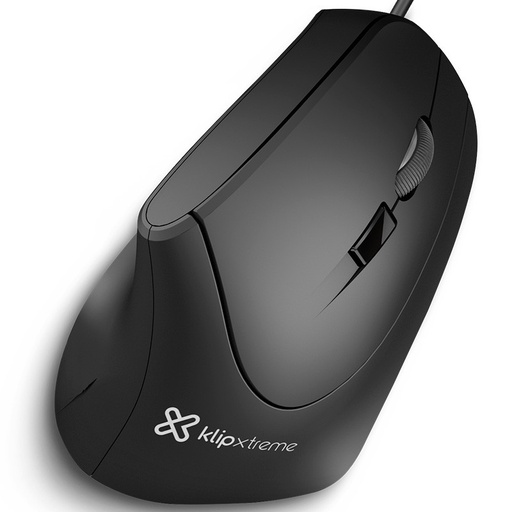[KMO-506] Mouse Ergonómico Klip Xtreme Krown Negro