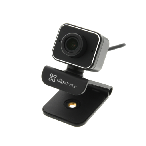 [KWC-500] Cámara Web Klip Xtreme Laguham de Color Negro con Cable USB-A