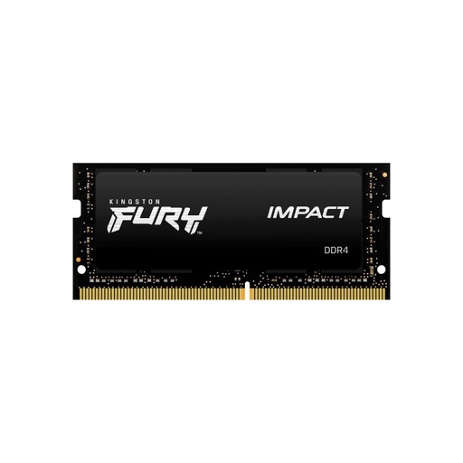 [KF432S20IB/8] Memoria RAM DDR4 Kingston Fury Impact 8 GB a 3200 MHz SODIMM para Computadora Portátil