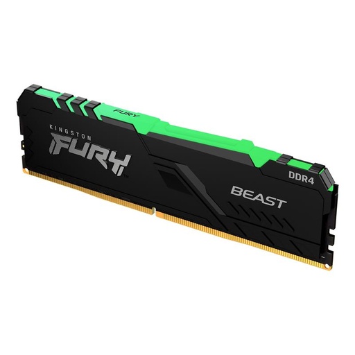 [KF432C16BBA/8] ​Memoria RAM DDR4 Kingston Fury Beast RGB de 8 GB a 3200 MHz