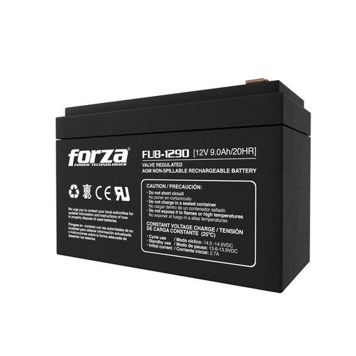 [FUB-1290] ​Batería para UPS Forza FUB-1290​ de 12 Voltios y 9 Amperios
