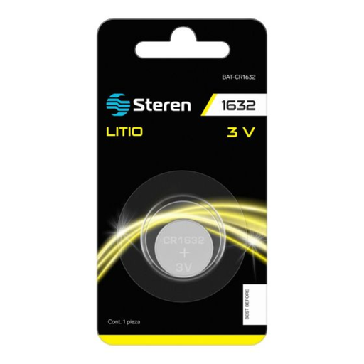 [BAT-CR1632] Batería de Litio Steren BAT-CR1632
