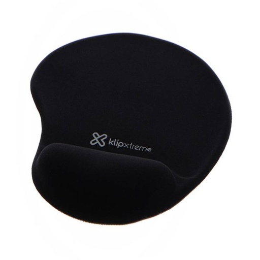 [KMP-100B] Mousepad Klip Xtreme de Color Negro con Gel para Mouse