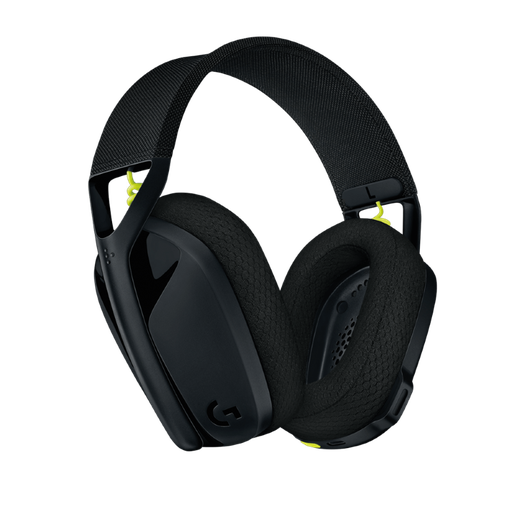 [981-001049] Audífonos Bluetooth Logitech G G435 Negro y Amarillo Fluorescente