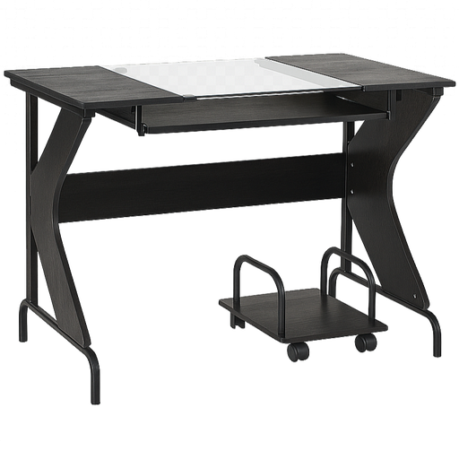 [AM121GEN28] Escritorio Xtech Lombardi con Tope de Vidrio para Computadora