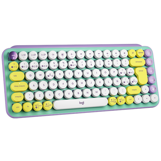 [920-010714] ​Teclado Mecánico Bluetooth Logitech Pop Keys Daydream