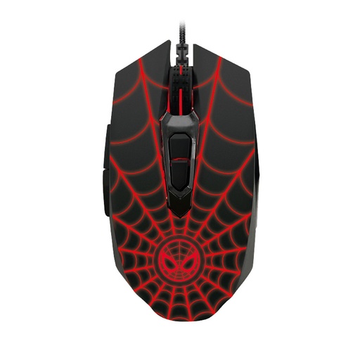 [XTM-M520SM] Mouse Gamer Xtech Spiderman Miles Morales con Cable USB-A