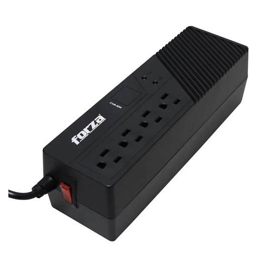 [FVR-1011] Regulador de Voltaje Forza de 1000 VA y 500 Watts con 4 Conexiones