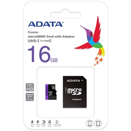 [AUSDH16GUICL10-RA1] Memoria MicroSDHC Adata Premier de 16 GB