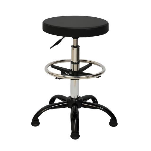 [DC-98038N] Silla de Bar con Altura Ajustable Dorasol de Color Negro