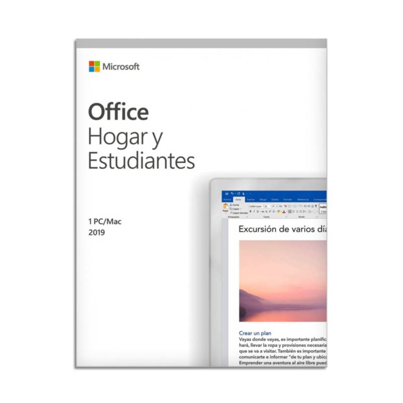 Licencia Office Microsoft Hogar y Estudiantes 2021