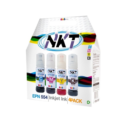 [7401103307202] Kit de 4 Tintas Genéricas NKT Compatible con 544