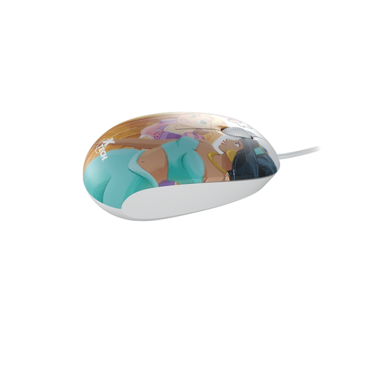 [XTM-D406PS] ​Mouse Xtech Edición Disney Princess con Cable USB-A