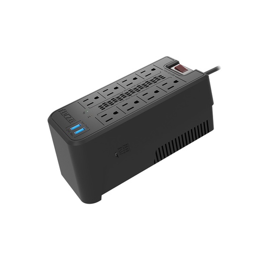 [FVR-1221USB] Regulador de Voltaje Forza de 1,200 VA y 600 Watts