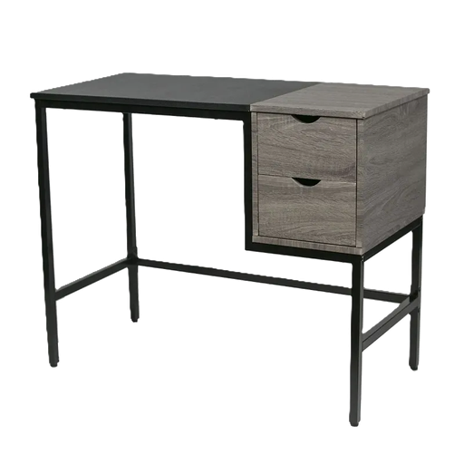 [XTF-CD457] Escritorio Xtech Color Canela de Un Nivel con Marco de Acero Negro