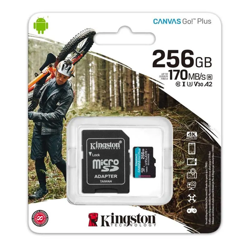 [SDCG3/256GB] ​Memoria MicroSDXC Kingston Canvas Go! Plus de 256 GB