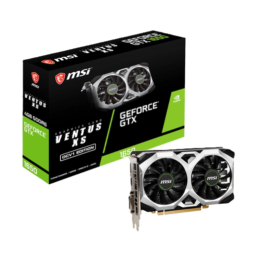 [912-V812-003] Tarjeta de Video MSI Ventus XS de 4 GB Nvidia GeForce GTX 1650