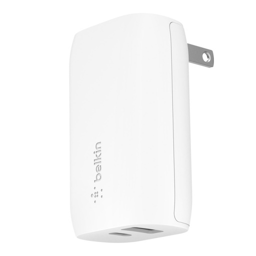 [WCB007dqWH] ​Adaptador de Corriente Belkin BoostCharge de 37 Watts Color Blanco​