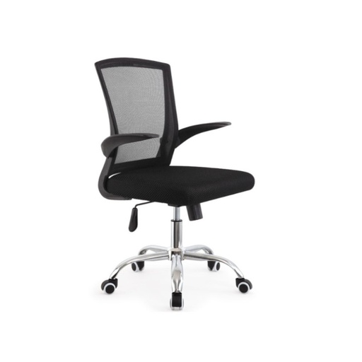 [A62467] Silla Semi Ejecutiva Ferrini de Color Negro